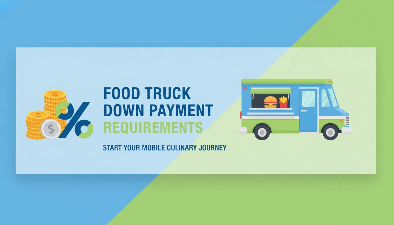 Food Truck Down Payment: How Much Do You Need? (2026)