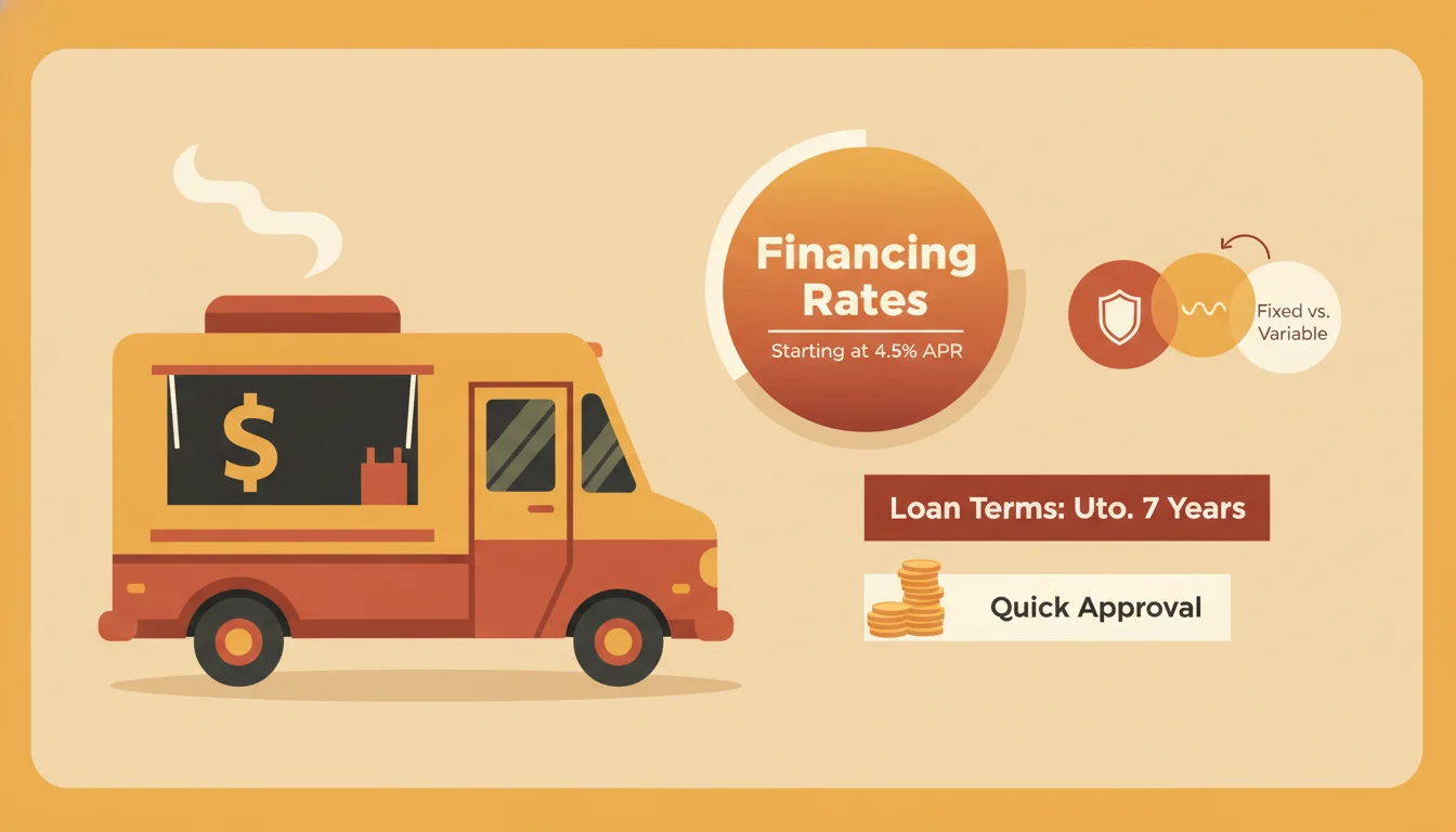 Food Truck Financing Rates - financing options and rates