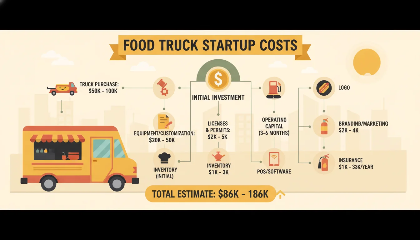 Food Truck Startup Costs - financing options and rates