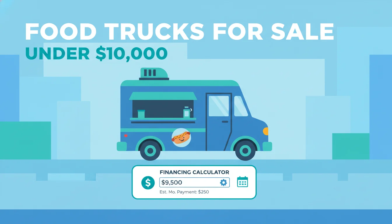 Food Trucks for Sale Under $10,000 (2026)