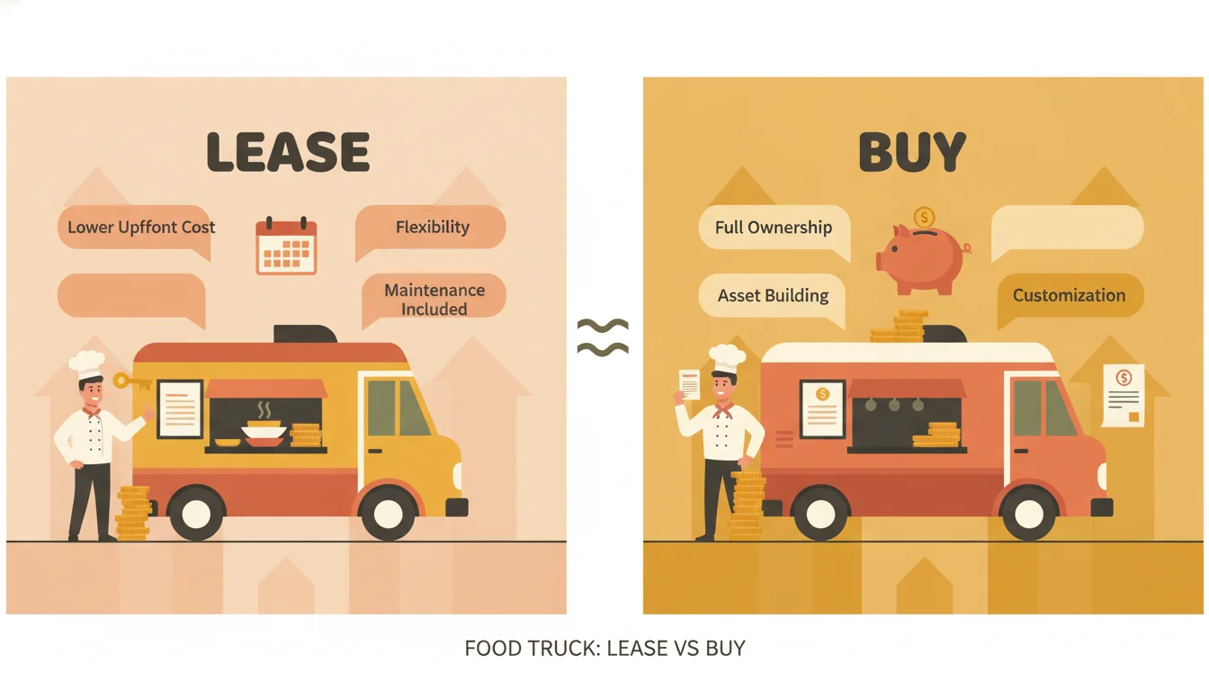 Lease vs Buy a Food Truck - financing options and rates