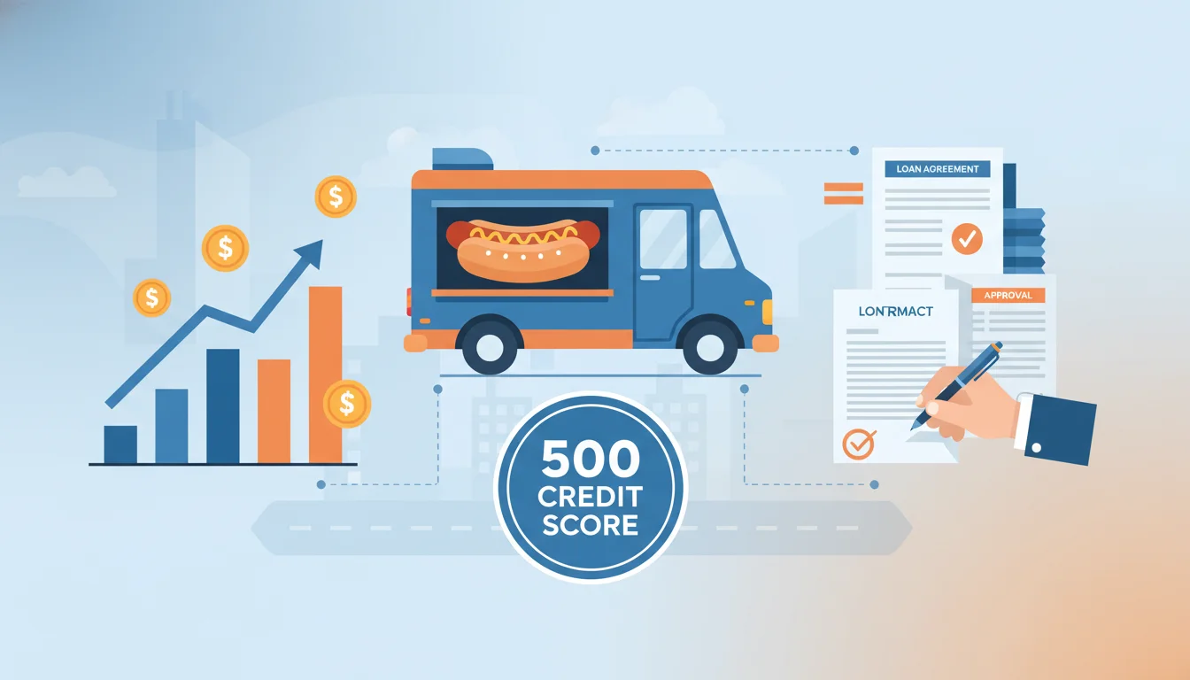 Food Truck Financing with 500 Credit Score