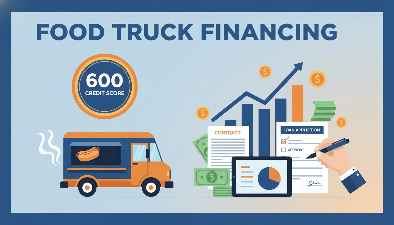 Food Truck Financing with 600 Credit Score