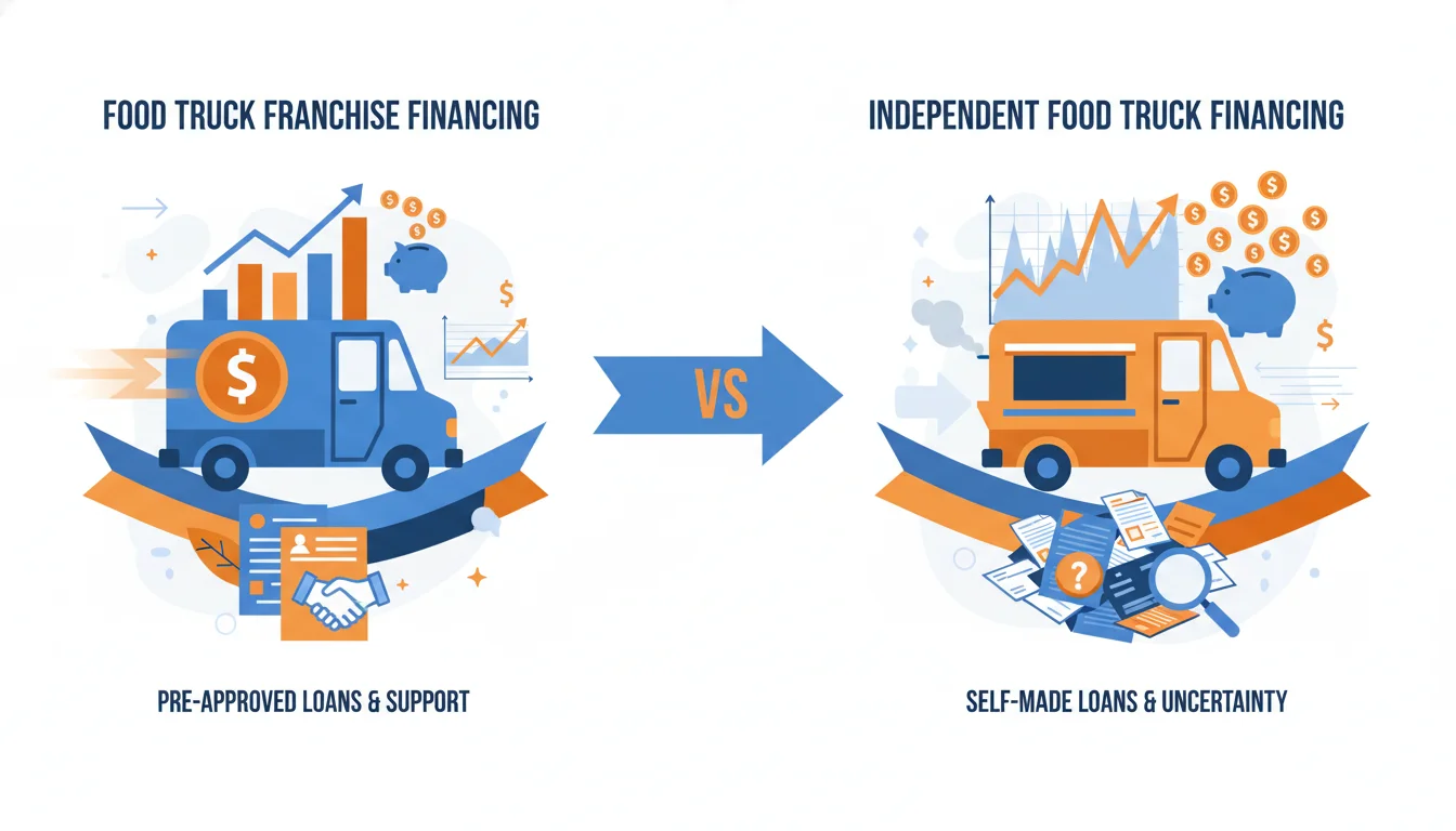 Food Truck Franchise vs Independent Financing
