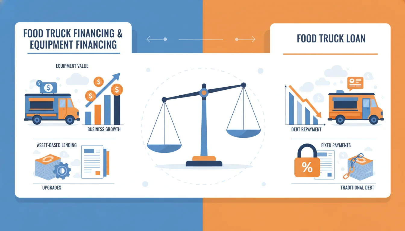 Equipment Financing vs Food Truck Loan