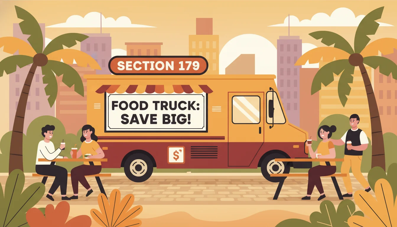 Section 179 Tax Deduction for Food Trucks - financing options and rates