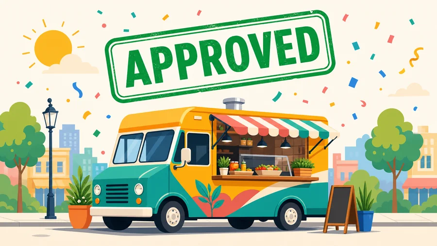 Food truck loan approved
